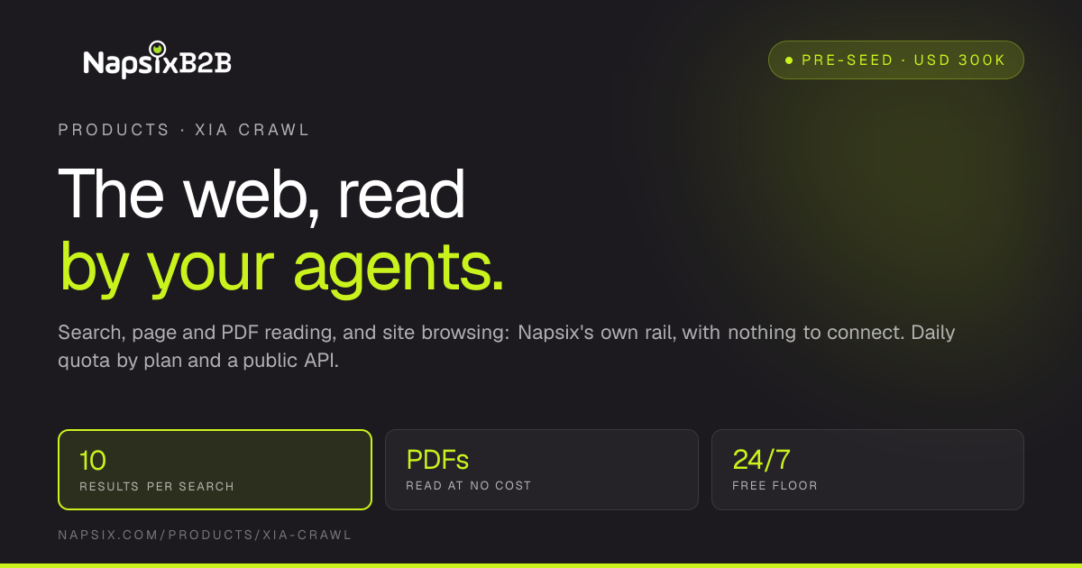 Relanzamos XIA Crawl + Scraper: la web, leída y buscada por tus agentes